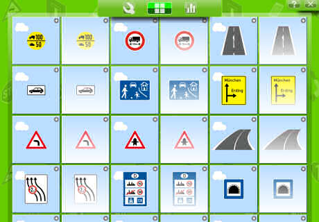 Online Memo-Spiel Home Edition "Verkehrszeichen"
